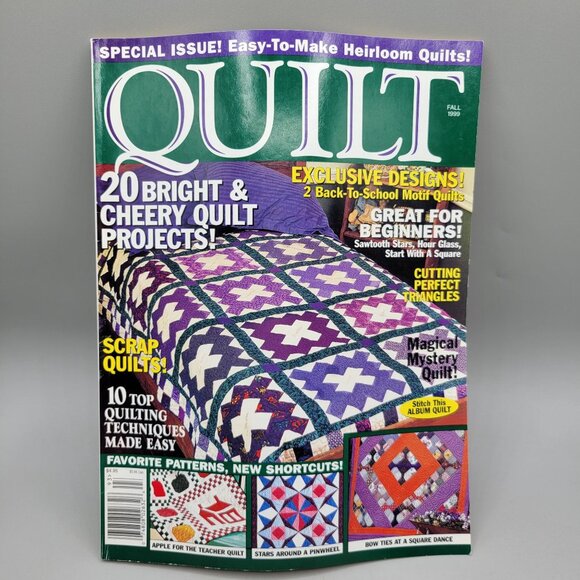 Vintage Quilting Magazine Lot 5 Issues Featuring Patterns and Projects - Picture 10 of 11
